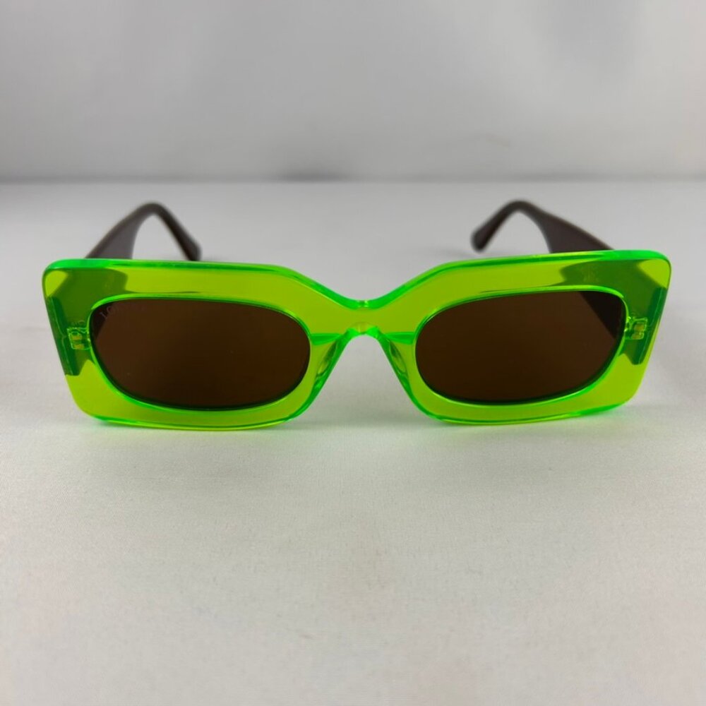 Lorvae DEETAILZ Neon Green Snake Women Sunglasses